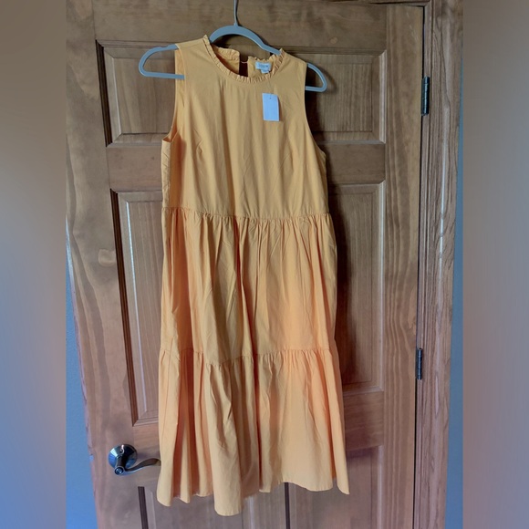 J Crew Yellow Dress- NWT - Picture 1 of 5